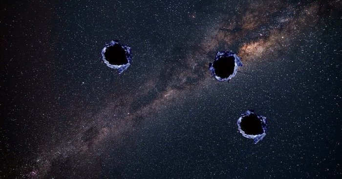 Something unknown like a bullet punched a hole inside the Milky Way - Milky Way, Astronomy, Universe, Mystery, Longpost
