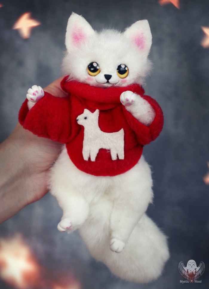 Kitten named Mabel - My, cat, Gravity falls, Needlework without process, Handmade, Polymer clay, Longpost