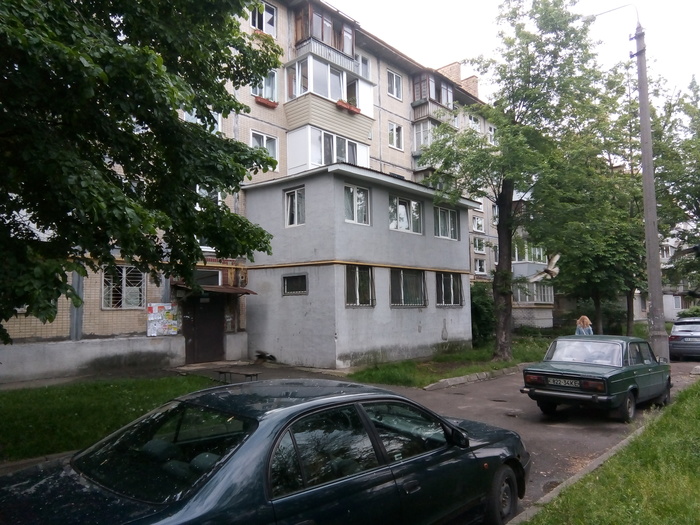 Neighbor, let's glaze the balcony? - Balcony, Annexe, Samostroy, Kiev, Darnitsa