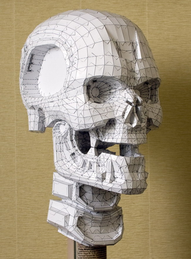 Сборная бумажная модель Рука Терминатора / Terminator Endoskeleton Arm (Spendik)
