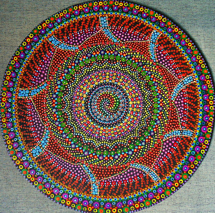 Mandala. - My, Art, Mandala, Acrylic, Drawing, Painting, Painting