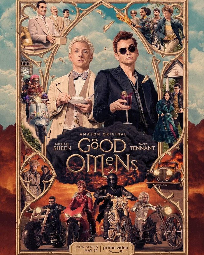 Good Omens Series Premiere. - Amazon Prime, Serials, Good signs, Fantasy, Comedy, English humor, Video, Longpost