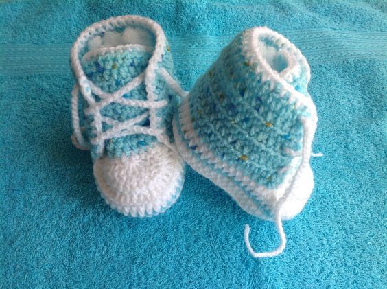 Booties for little feet! - My, Crochet, Longpost