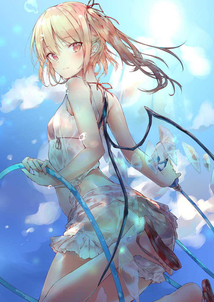 Flandre scarlet - Touhou, Anime art, Anime, Flandre scarlet, Sakusyo