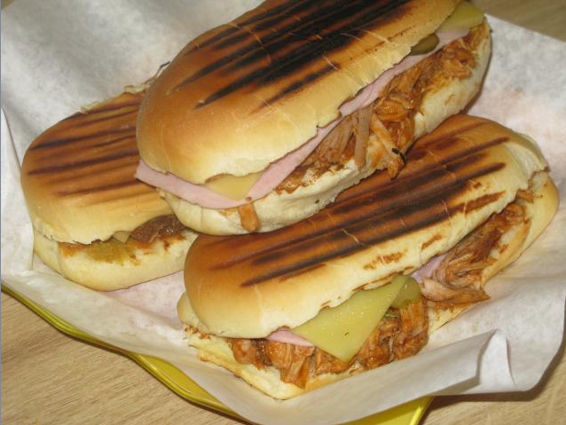 Sandwich Cuban - Yummy, Pork, Sandwich, Ham, Cucumbers, Sauce, Cheese, Longpost, Food