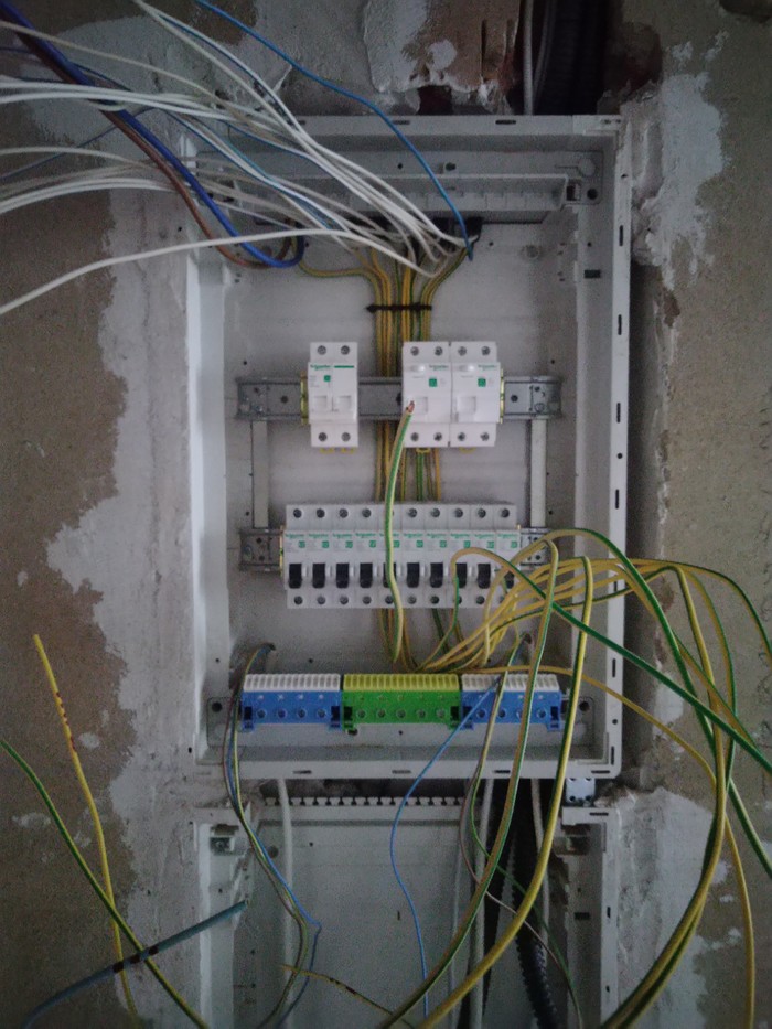 Сборка квартирного щита | Пикабу