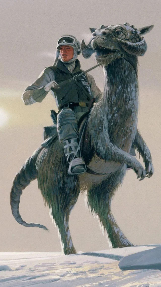 Luke on Hoth. - Star Wars, Luke Skywalker, Fan art, Towntown