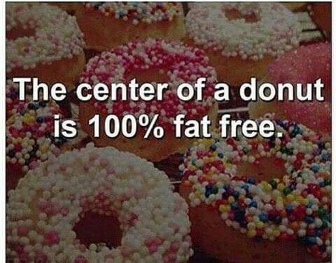Now I feel much better... - middle, Food, Fat, Fats, Donuts