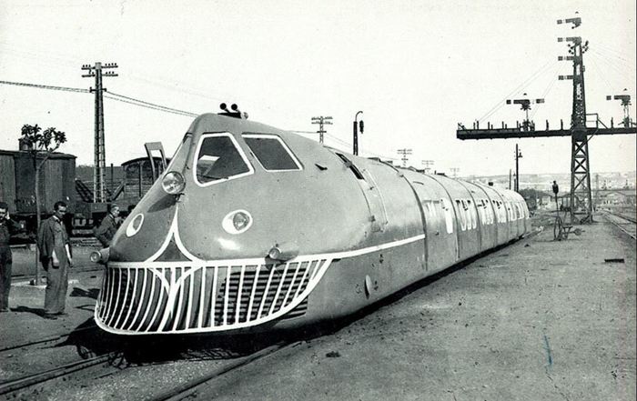 Smiling train. Talgo I. - Railway, Talgo, Spain, Longpost, Diesel Train