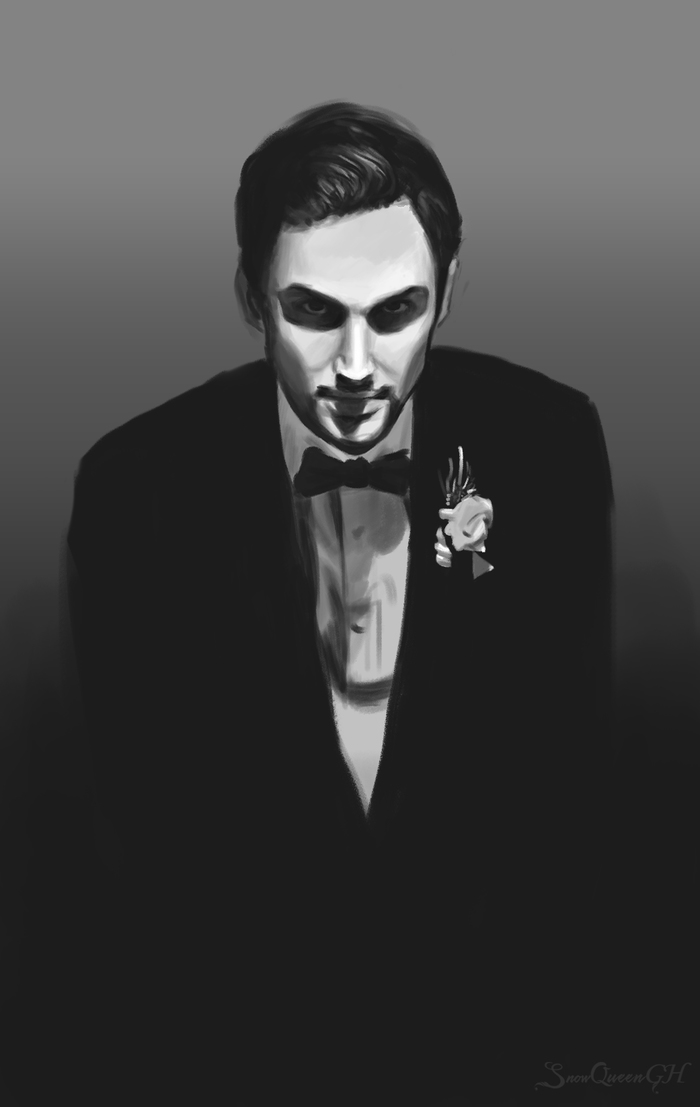 Andrew J. West - My, Drawing, Portrait, Sketch, Actors and actresses, Longpost, Digital drawing, Drawing on a tablet