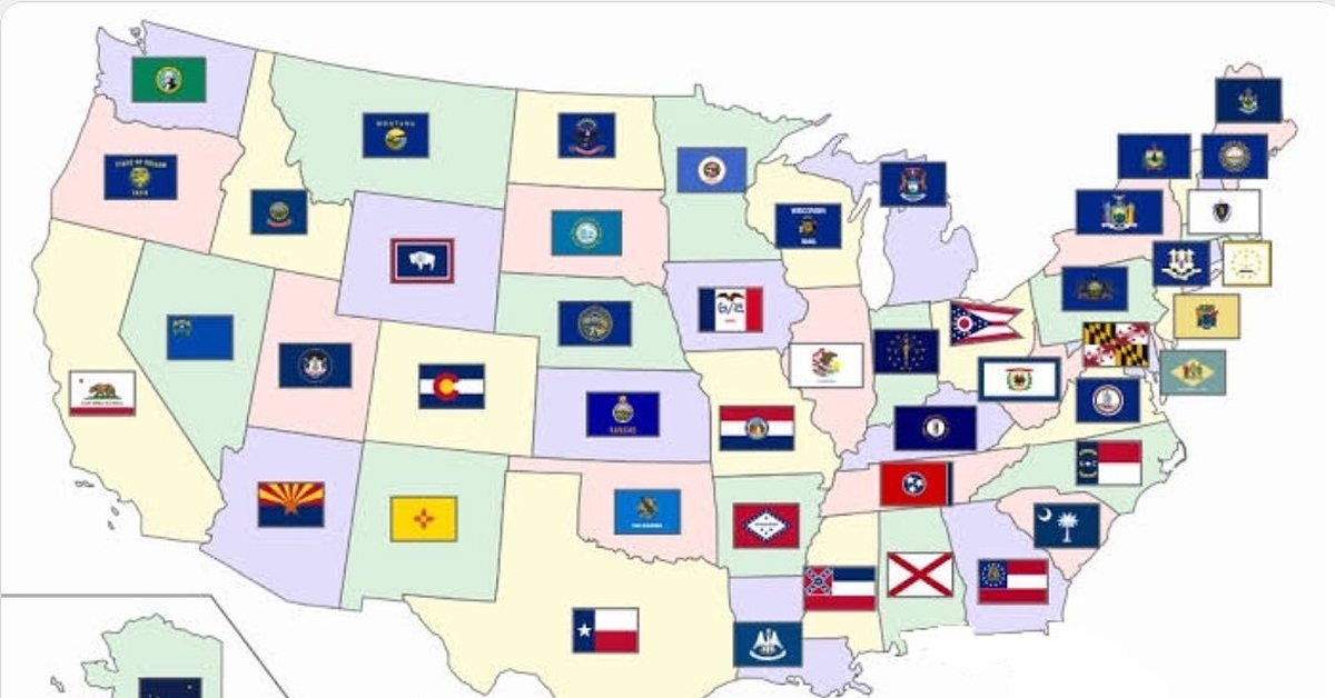 Штат сша 7 букв на а. Bully география 2 штаты Америки. Флаги Штатов США игра. Карта Штатов США Bully. Карта Штатов США С флагами.