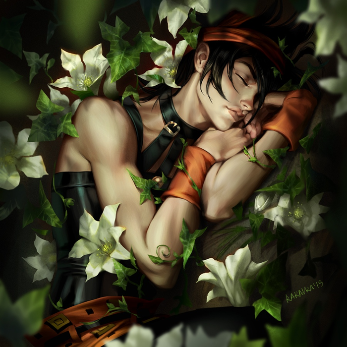 Goodnight, sweet prince Jojos Bizarre Adventure, Vento Aureo, Narancia Ghirga, Rakavka, Anime Art, , , 