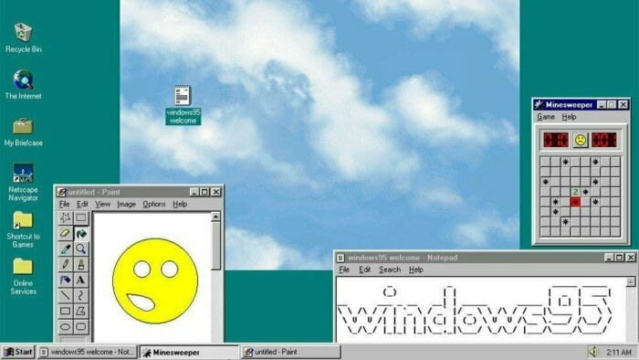 Не зря мышкой дёргали Компьютер, Windows, Лайфхак, Windows 95