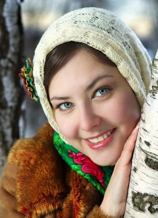 Smile - Beautiful girl, beauty, Smile, Eyes, Handkerchief, Face