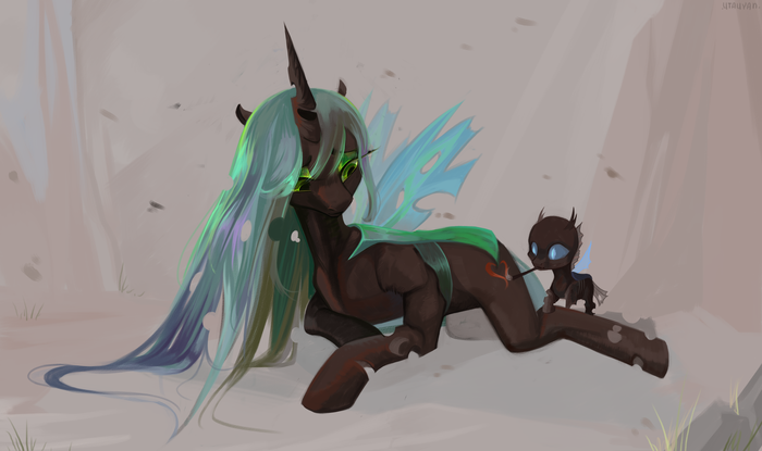 They didn't give her a chance My Little Pony, Queen Chrysalis, Changeling, Cutie Mark