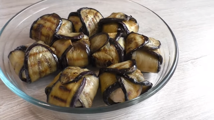 Закуска из баклажанов и фарша Еда, Закуска, Рецепт, Другая кухня, Видео, Длиннопост, Баклажан, Фарш