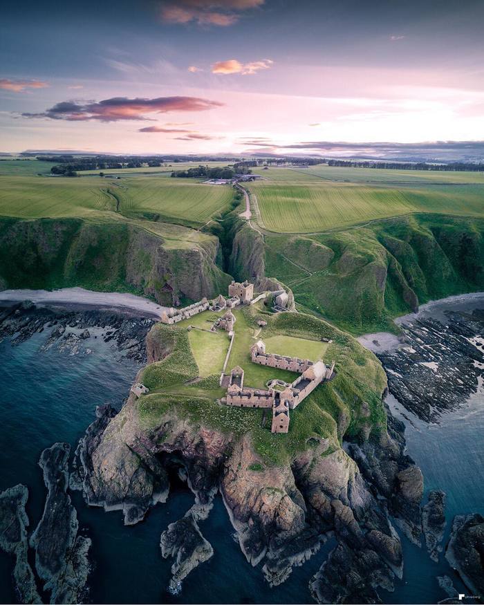 Dunnottar Castle, Scotland - My, beauty, The photo, Lock, beauty of nature, Scotland
