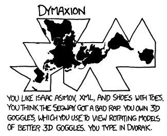 Проекции карт: о чём на самом деле шутит xkcd - Картография, Карты, Карта мира, Проекция, XKCD, Глобус, Комиксы, Наука, Видео, Длиннопост