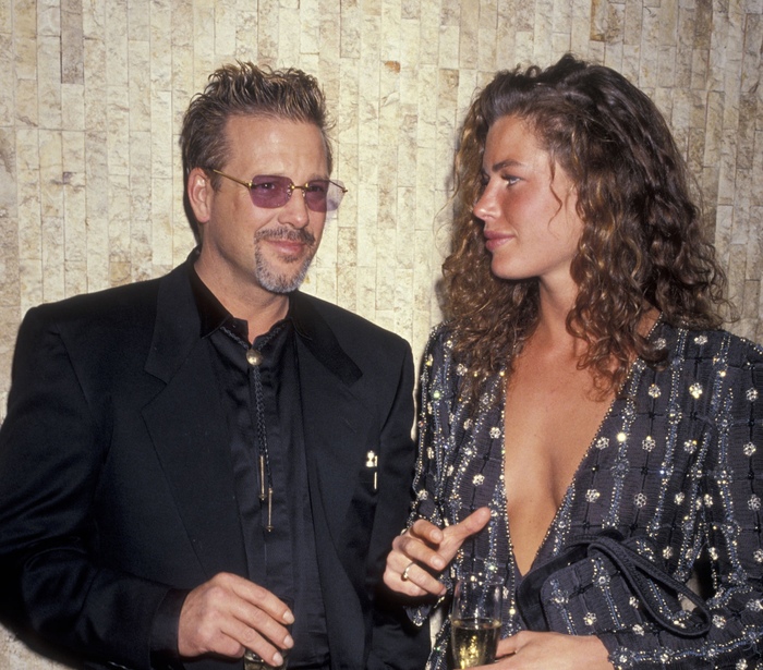 Mickey Rourke with Carre Otis, February 13, 1991 - Mickey Rourke, , Actors and actresses, 90th, Hollywood, Longpost, Celebrities