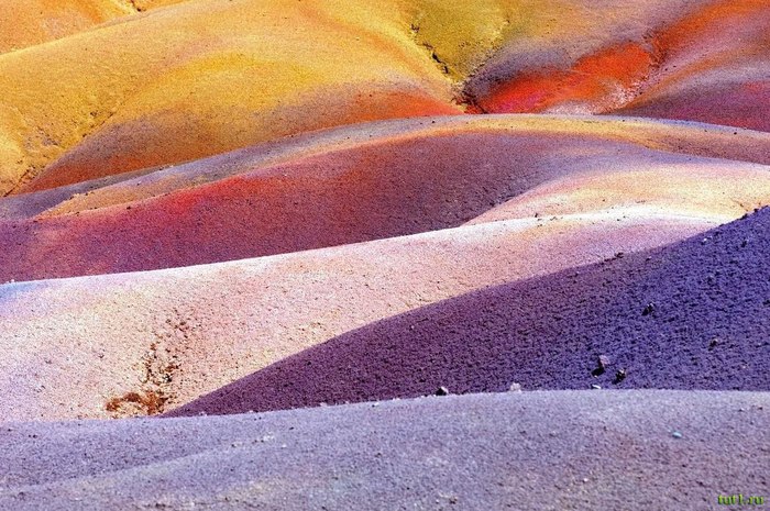 The Seven Colored Sands of Mauritius - Amazing, Incredible, Geology, beauty, Nature, Natural stones, Interesting, Minerals, Longpost