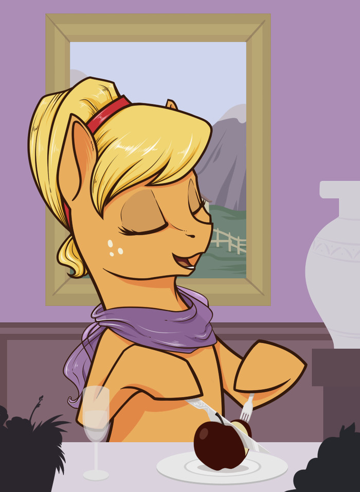 Приличное общество - My Little Pony, PonyArt, Applejack, 28gooddays