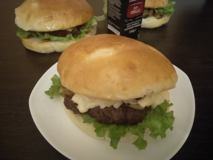 Burgers Idaho - My, Yummy, Cutlets, Burger, Sauce, Longpost, Recipe, Cooking