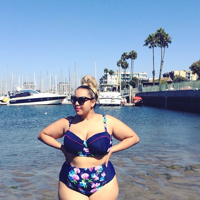 Charming Gabifresh and her plus size blog - Models, Plus size, GIF, Longpost, Fullness