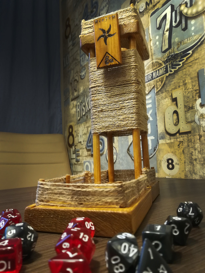 Dice Tower and the Cult of the Dragon - My, Dungeons & dragons, Dice tower, Tiamat, Tiamat, With your own hands, RPG, Video, Longpost