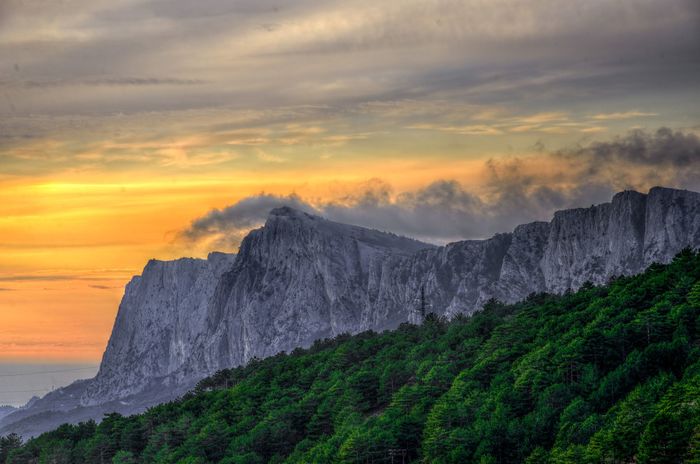 The mountains - My, The photo, Sunset, The mountains