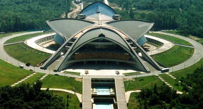 Architecture of the USSR: Sports and Concert Complex Amalir. Yerevan, Armenia. - Soviet architecture, Yerevan, Architecture, Longpost