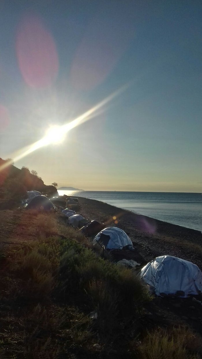 UFO hovered over a sleeping tent city - fantastic!!! - My, Nature, Sea, UFO