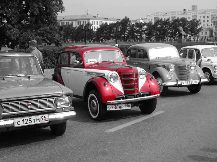 A little retro from Ekb - My, Retro car, Exhibition, Day of the city, Yekaterinburg, Longpost