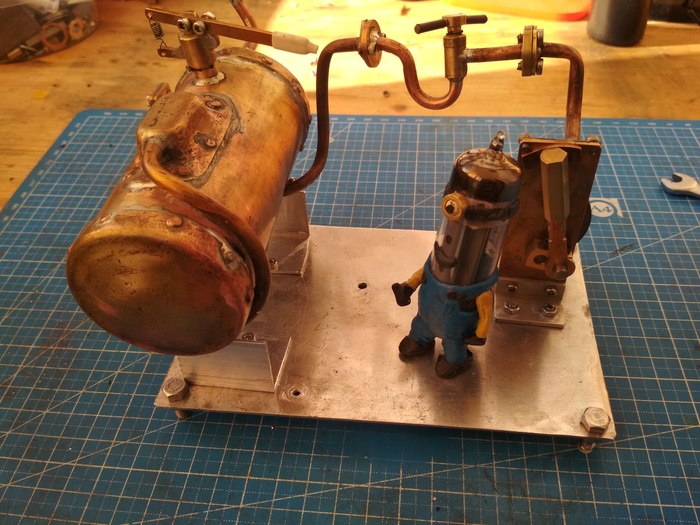 I'm building a radio-controlled boat. Part 5. Emergency valve. - My, Steam engine, Steam engine, With your own hands, Longpost