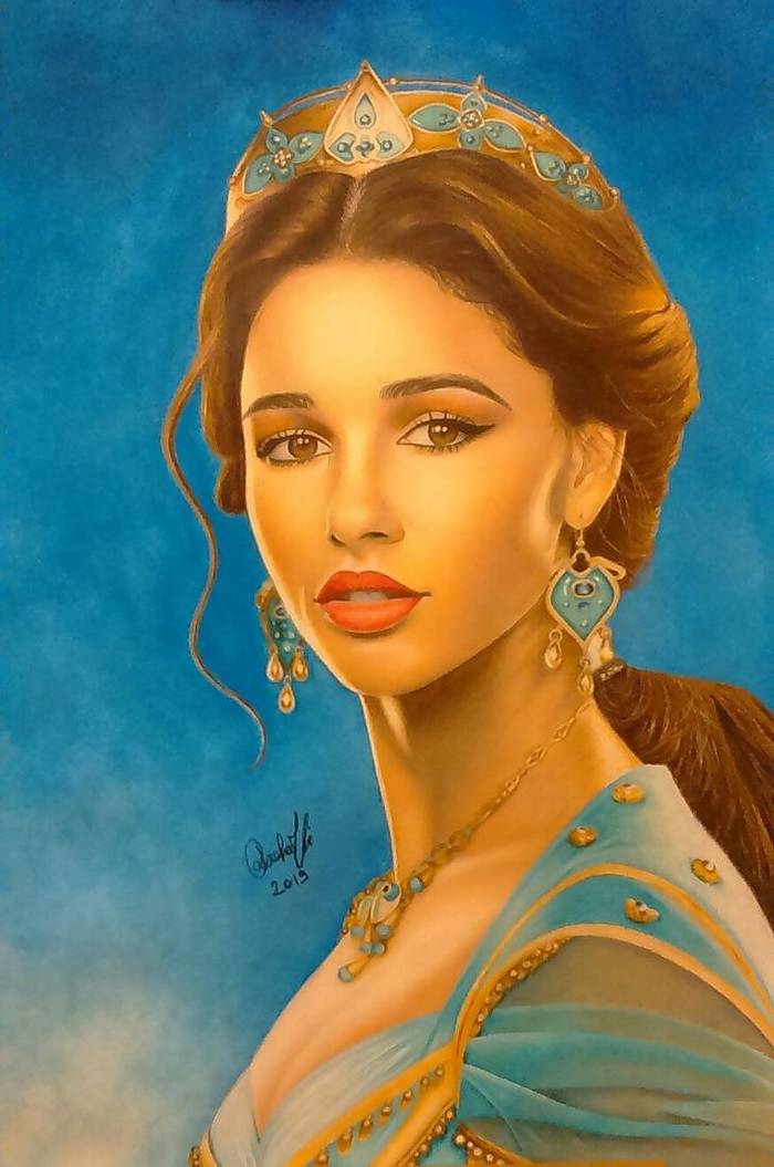 Princess Jasmine - Art, Beautiful girl, Walt disney company, Movies, Aladdin, Princess jasmine