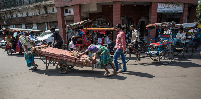 Delhi street transport and car flea market - My, Travels, India, Delhi, Transport, Moped, A bike, Street life, Video, Longpost