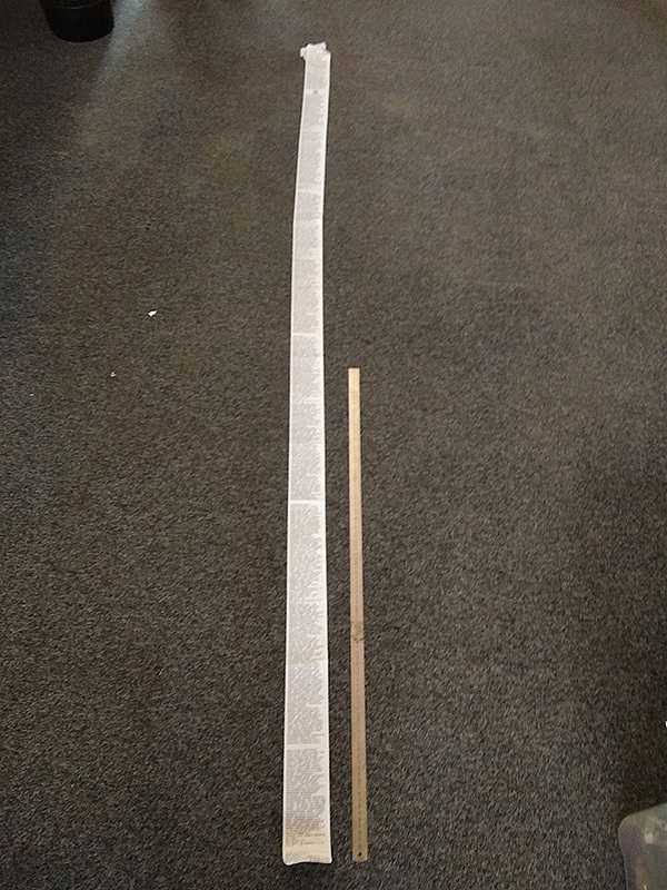 Check more than 2 meters long - My, KFC, Receipt, Length, Delivery, Longpost