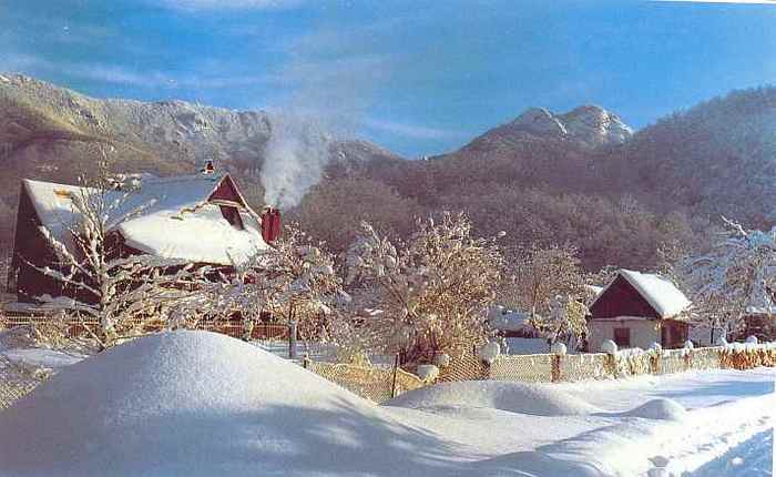 Туапсинский район село Анастасиевка в феврале