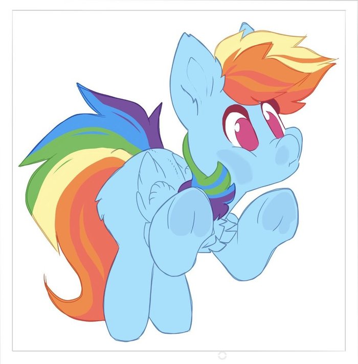   Rainbow Dash, My Little Pony, Hiccupsdoesart