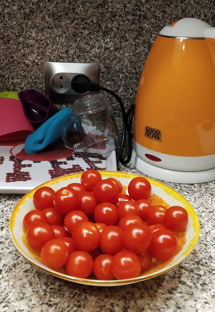 cherry potato - My, Cherry tomatoes, Dacha, Potato, , Crop failure