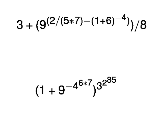 Armored formulas - Mathematics, Pi, Number e