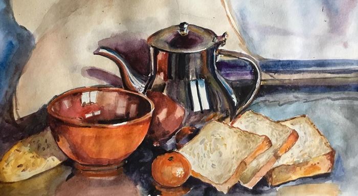 Натюрморт с хлебом