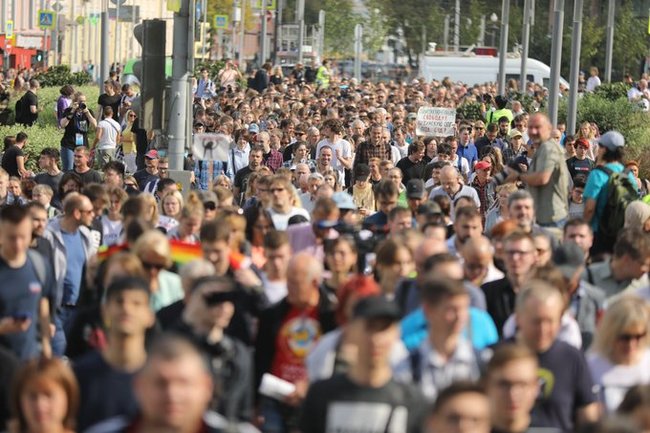 Uncoordinated protest rally in Moscow - Russia, Moscow, Rally, Opposition, news, Video, Longpost, Politics