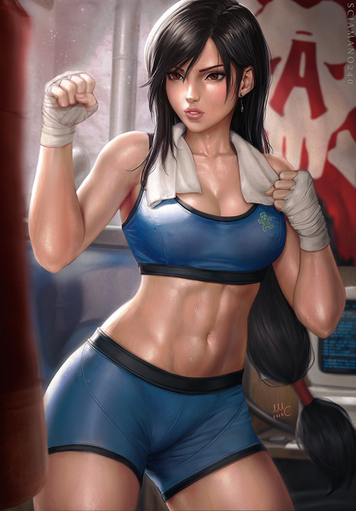 Tifa - FFVII (2v) - Sciamano240, Final Fantasy, Tifa lockhart, Final fantasy vii, Games, Art