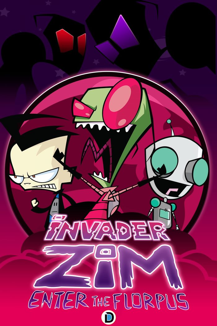 Invader Zim. Entering the Florpus (2019) - Invader Zim, Netflix, Past, Cartoon characters