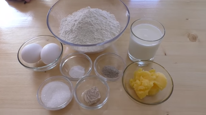 Любимые сдобные булочки Кулинария, Выпечка, Рецепт, Булочки, Другая кухня, Тесто, Видео, Длиннопост, Видео рецепт