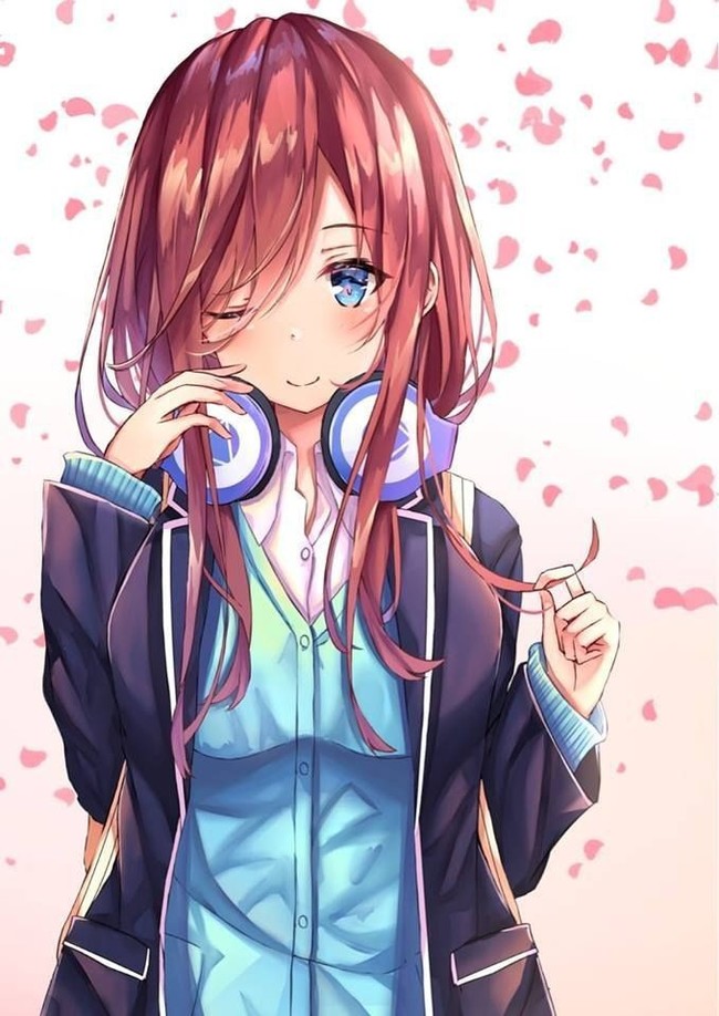 Miku Nakano - Anime, Anime art, Art, Nakano miku, Gotoubun no hanayome, A selection, Longpost