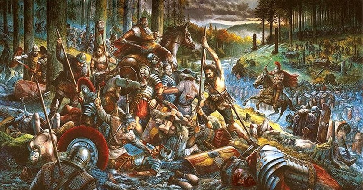 Нападение н. Битва в Тевтобургском лесу 9 г. н.э.. Битва в Тевтобургском лесу. Битва римлян с германцами в Тевтобургском лесу. Арминий Тевтобургский лес.
