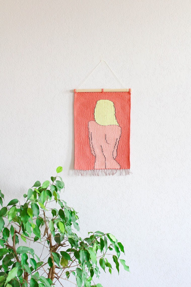 Tapestry Silhouette - My, Weaving, Needlework with process, Longpost, Tapestry