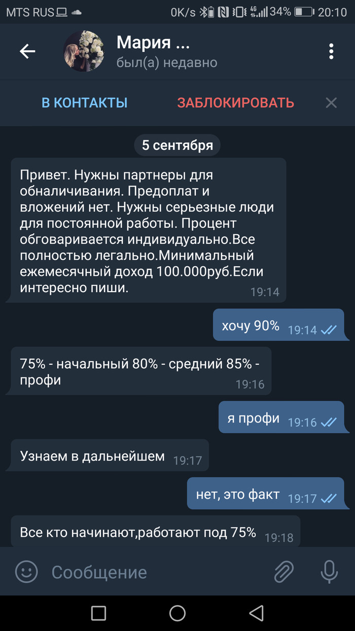 Вот и пообщались - Моё, Первый пост, Заработок в интернете, Длиннопост