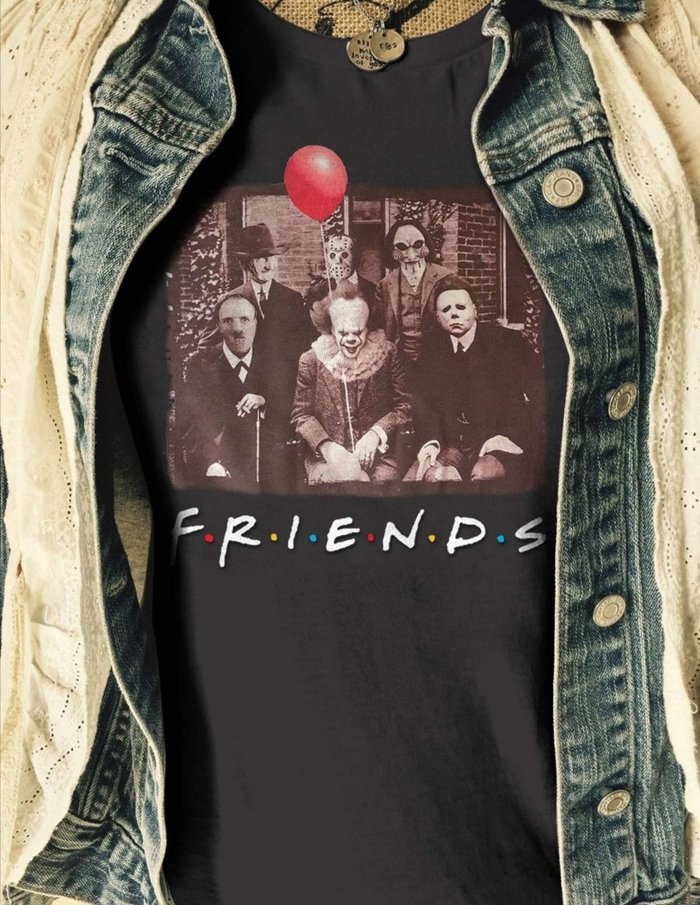 Friends are different - TV series Friends, Print, Characters (edit), Humor, Horror